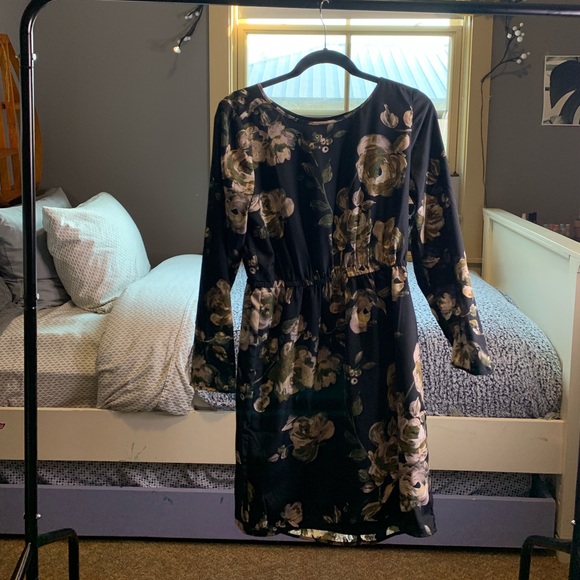 J. Crew Dresses & Skirts - J.Crew Black Floral Dress